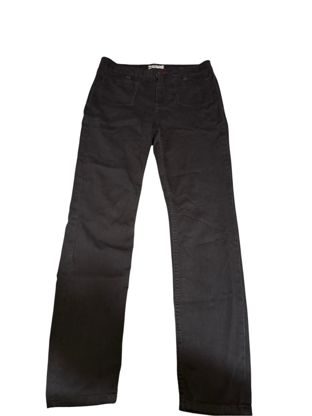 Free People Black Wide-Leg Jeans